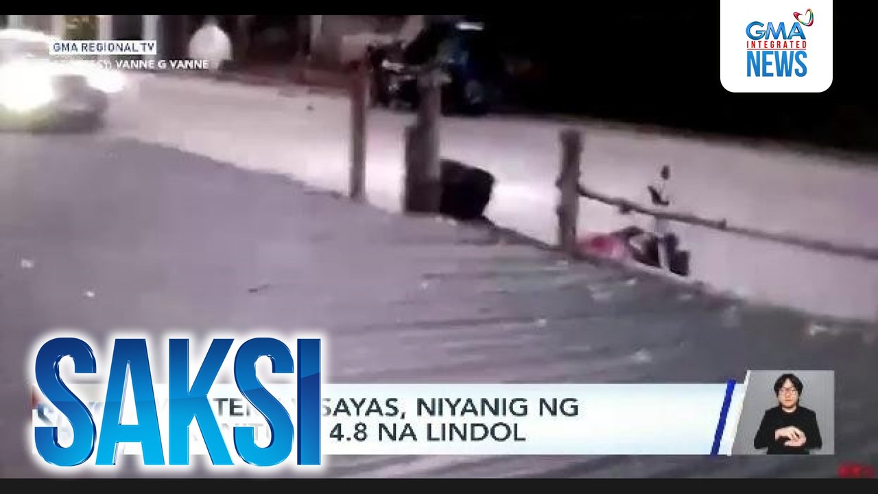Western Visayas, niyanig ng magnitude 4.8 na lindol | Saksi