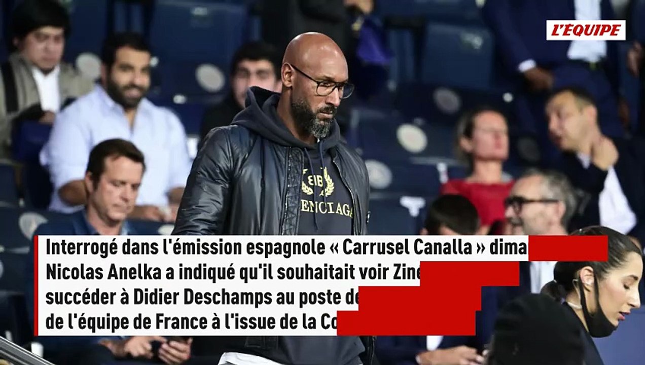 Nicolas Anelka vote Zinédine Zidane pour le poste de sélectionneur : « C'est le meilleur choix, il l'a déjà prouvé » - Foot - Bleus