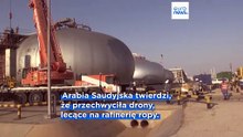 Drony uderzyły w saudyjską rafinerię Ras Tanura, podczas gdy Iran atakuje cele w całym regionie