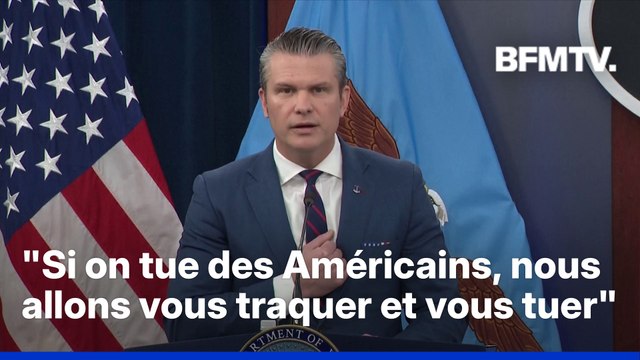 Si on tue des Américains, nous allons vous traquer et vous tuer : le secrétaire à la Défense des États-Unis met en garde l'Iran
