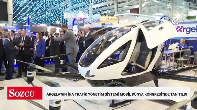 Türk Telekom ve grup şirketi Argela'nın İHA Trafik Yönetim Sistemi Mobil Dünya Kongresi'nde tanıtıldı