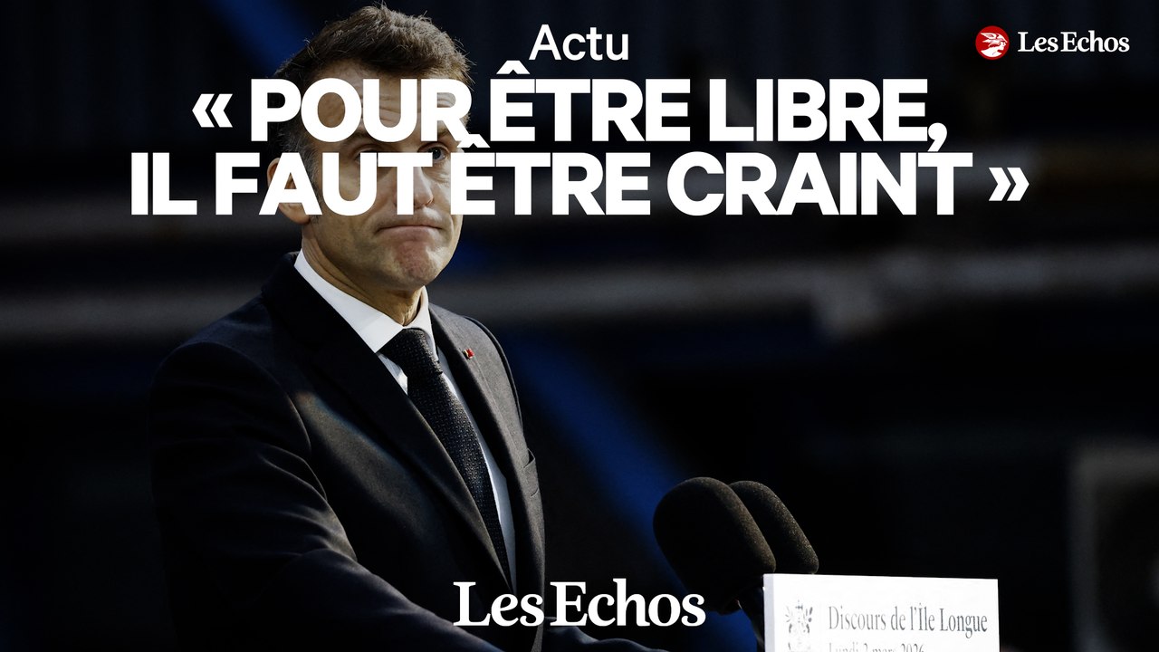Emmanuel Macron : « Dans ce monde dangereux et instable, pour être libre, il faut être craint »