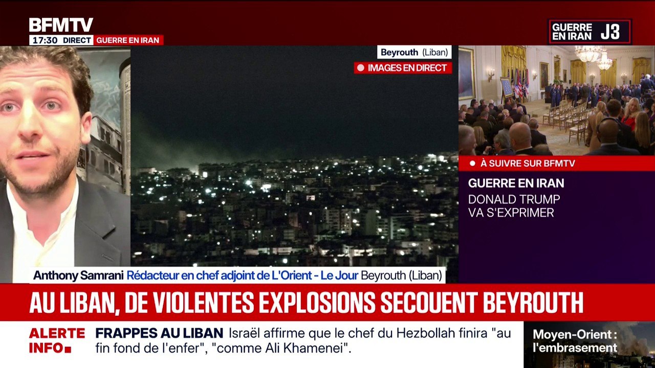 Guerre en Iran: de nouvelles explosions en provenance d'Israël ont secoué Beyrouth au Liban