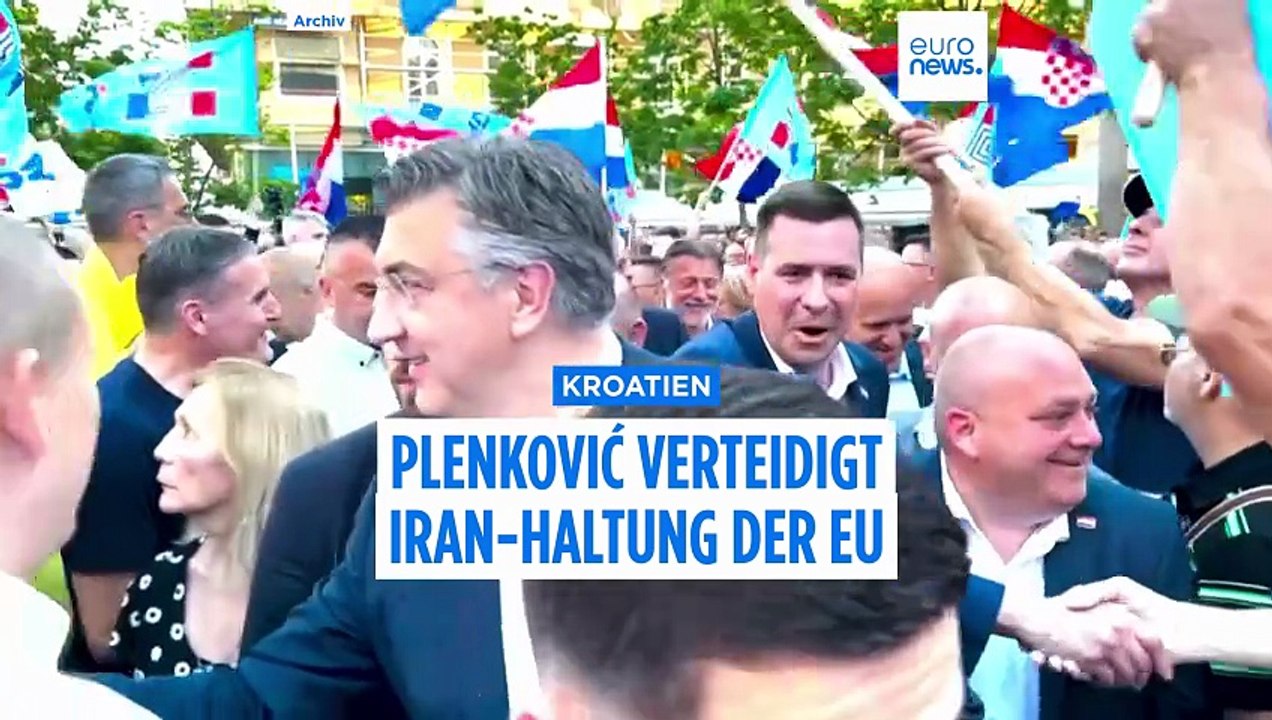 Kroatiens Plenković verteidigt 'klare und einheitliche' Iran-Haltung der EU