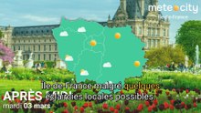 Bulletin météo Île-de-France du mardi 03 mars 2026