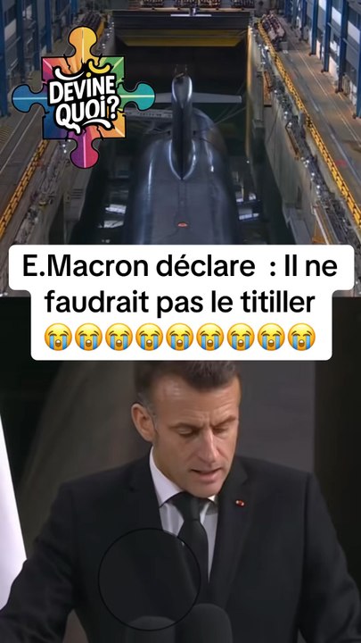 Phrase choc d’Emmanuel Macron en pleine tension