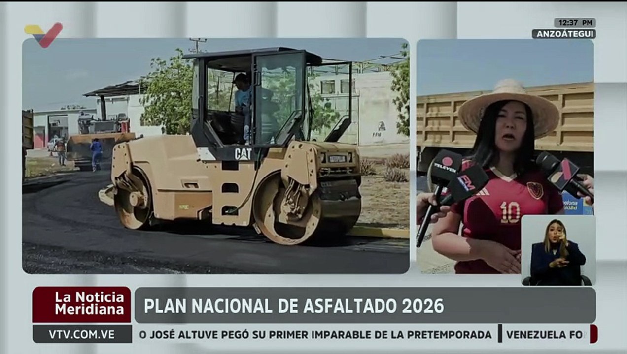 Colocan con el Plan Comunal de Asfaltado más de 2 mil toneladas de asfalto en Barcelona