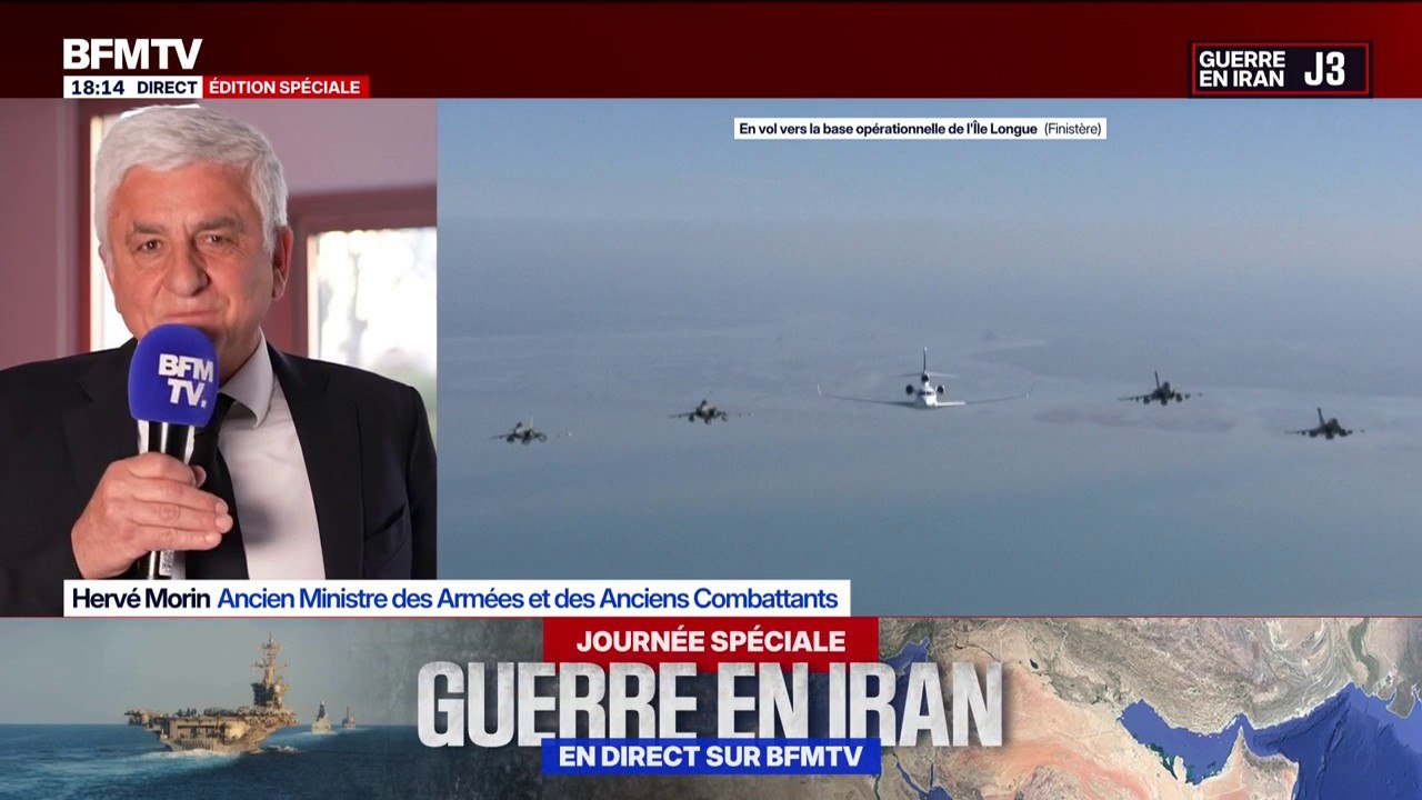Iran: "Notre place est d'être aux côtés des Américains et des Israéliens pour participer à cette opération militaire salutaire", déclare Hervé Morin, ancien ministre des Armées