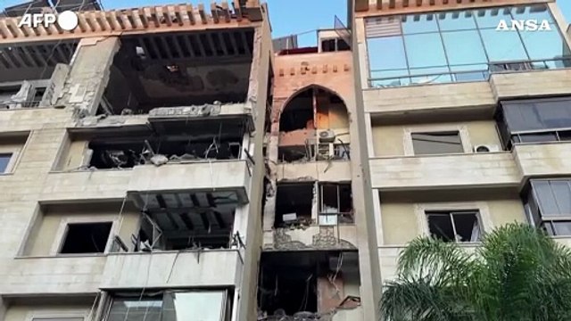 Libano sotto il fuoco israeliano, le macerie a Beirut sud e Houch El Rafqah