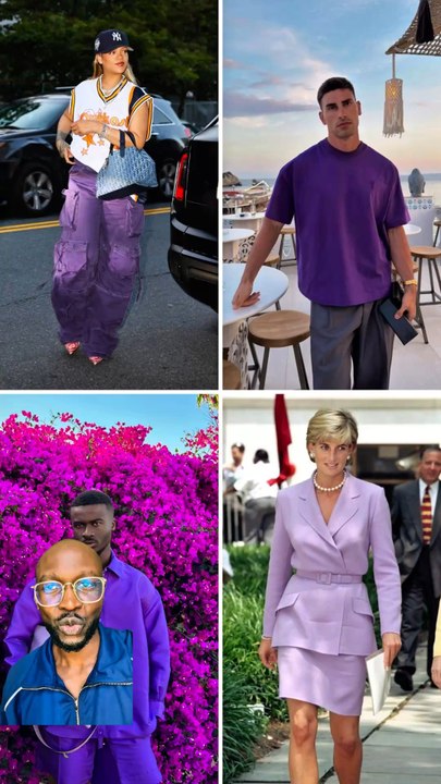Le violet la couleur rare mystérieuse et intense