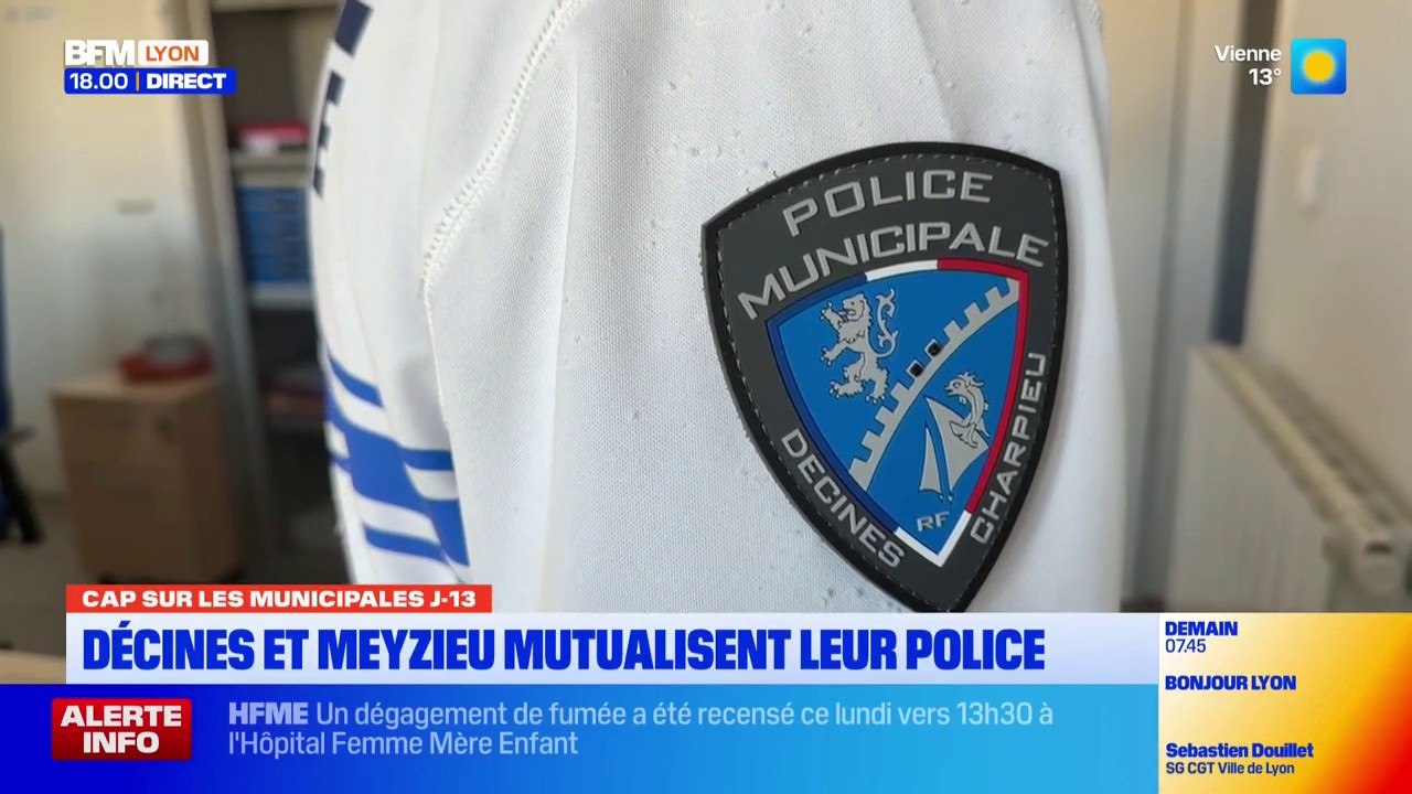 Décines et Meyzieu mutualisent leur police