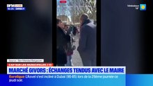 Marché de Givors : Echanges tendus avec le maire