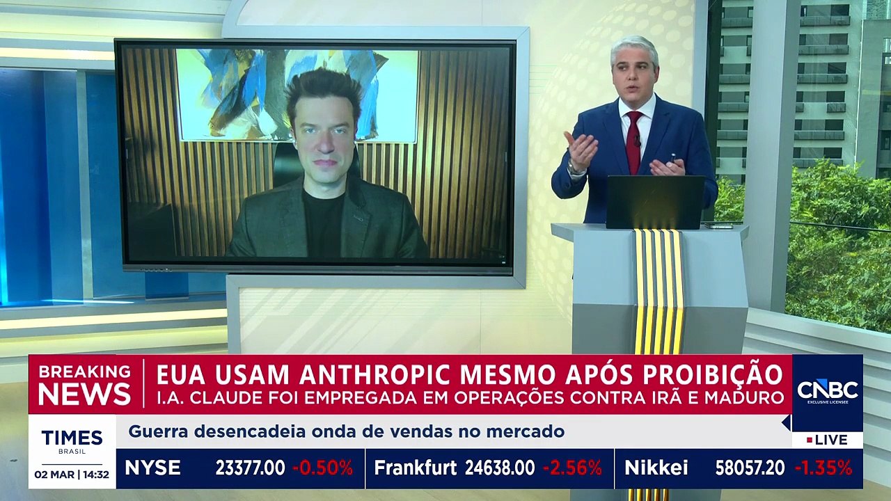 Trump baniu a IA da Anthropic, mas EUA a usaram para atacar o Irã? Arthur Igreja explica