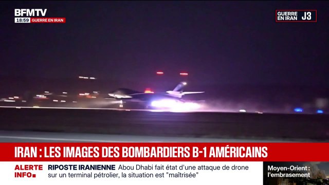 L'armée américaine publie des images des bombardiers B-1, utilisés pour mener des frappes en Iran
