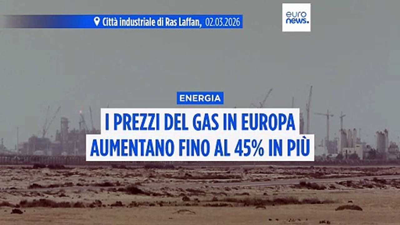Prezzi del gas europei in rialzo fino al 45% dopo lo stop del Qatar al gas naturale liquefatto