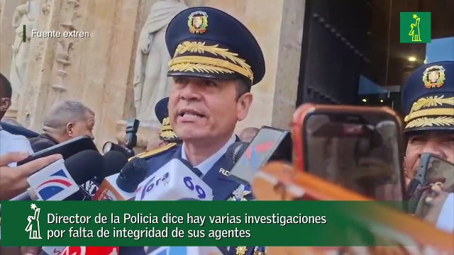 Director de la Policia dice hay varias investigaciones por falta de integridad de sus agentes