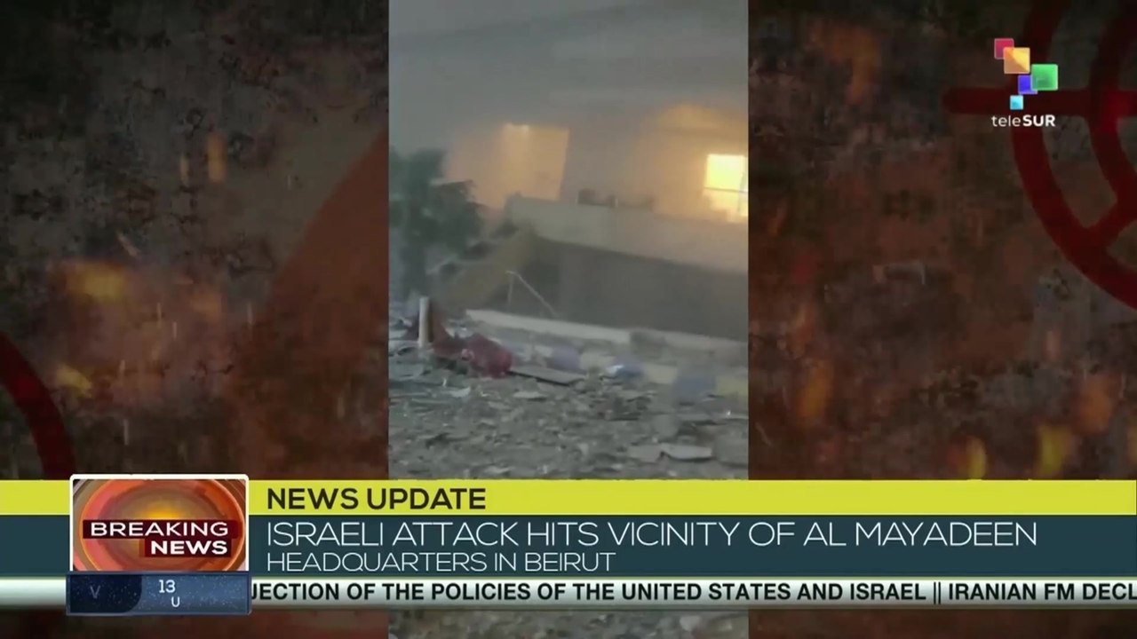 Israeli attack hits vicinity of Al Mayadeen headquarters in Beirut