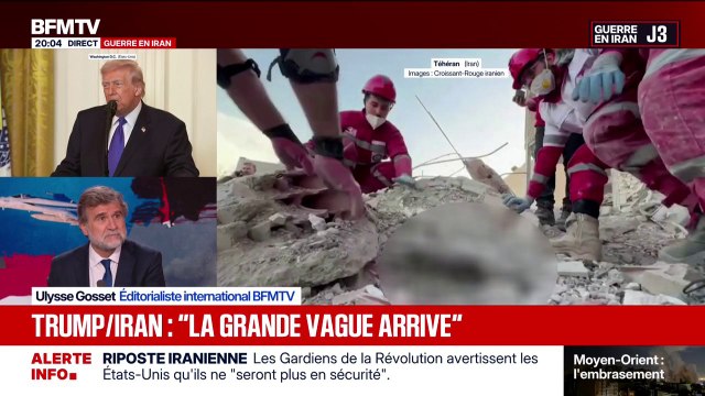 Guerre en Iran: Donald Trump promet que la grande vague arrive