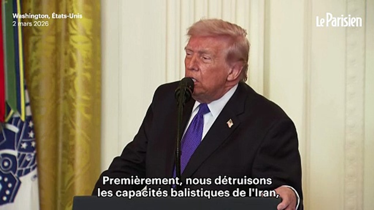 Donald Trump fixe quatre objectifs pour la guerre contre l'Iran