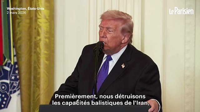 Donald Trump fixe quatre objectifs pour la guerre contre l'Iran