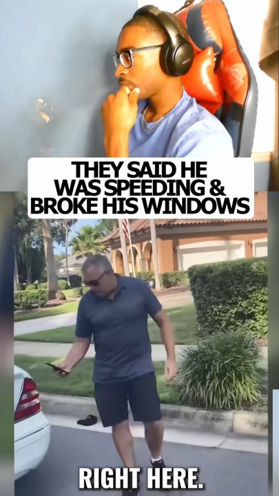 They really smashed his windows 🤦🏾‍♂️