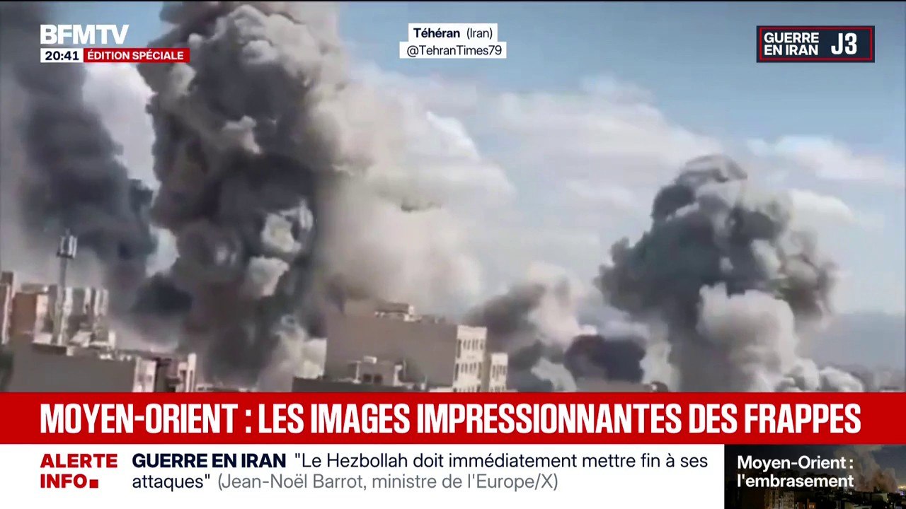 Liban, Israël, Koweït... Les images impressionnantes des frappes au Moyen-Orient