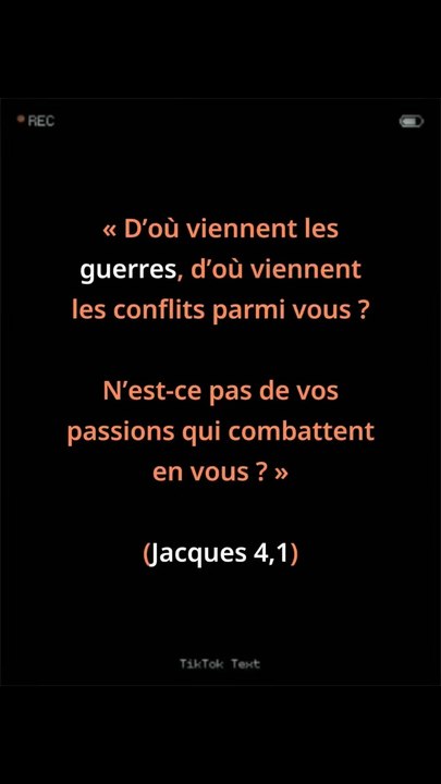 La guerre ne vient pas de Dieu.Elle vient de l’Homme.Des désirs de pouvoir.De l’orgueil.De la domination.De la colère laissée grandir.