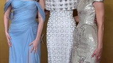 Aimee Lou Wood, Allison Janney and Leslie Bibb posed at the Actor Awards in LA
