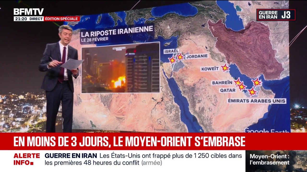 Iran, Israël, Liban, Koweït ... En moins de trois jours, le Moyen-Orient s'embrase