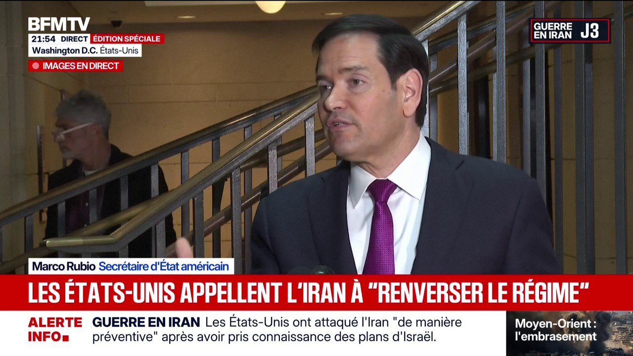 Guerre en Iran: "Nous n'avons aucun intérêt et aucune motivation de cibler des infrastructures civiles", déclare Marco Rubio, secrétaire d'État américain