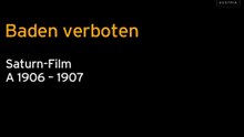 Baden verboten / bathing forbidden 1907