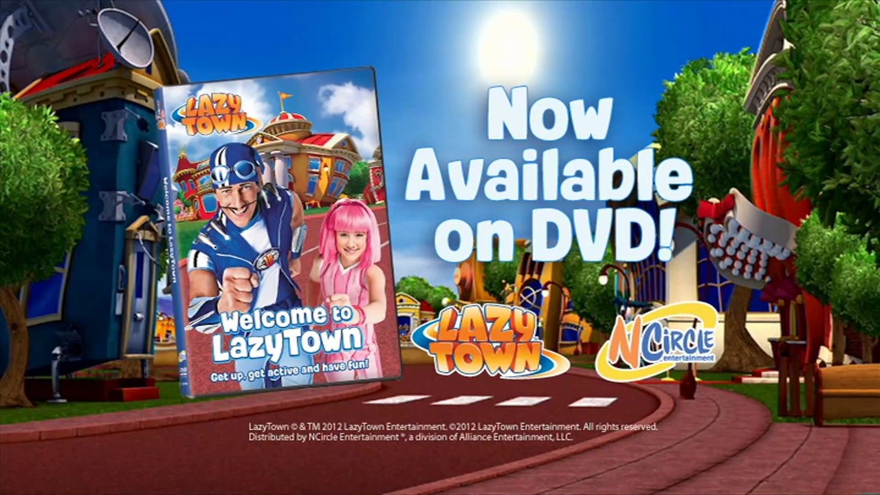 LazyTown - Welcome to LazyTown Home Videos (2012) DVD Trailer Promo (HD DVD Rip)