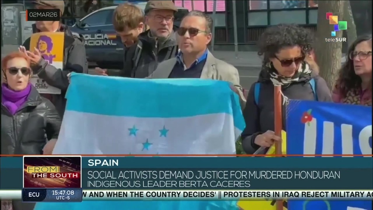 Spain | Social activists demand justice for murdered Honduran indigenous leader Berta Caceres
