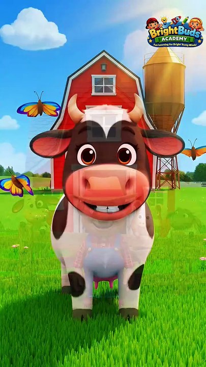 Farm Animals for Kids 🚜 | Learn Animal Names in 60 Seconds! #shorts