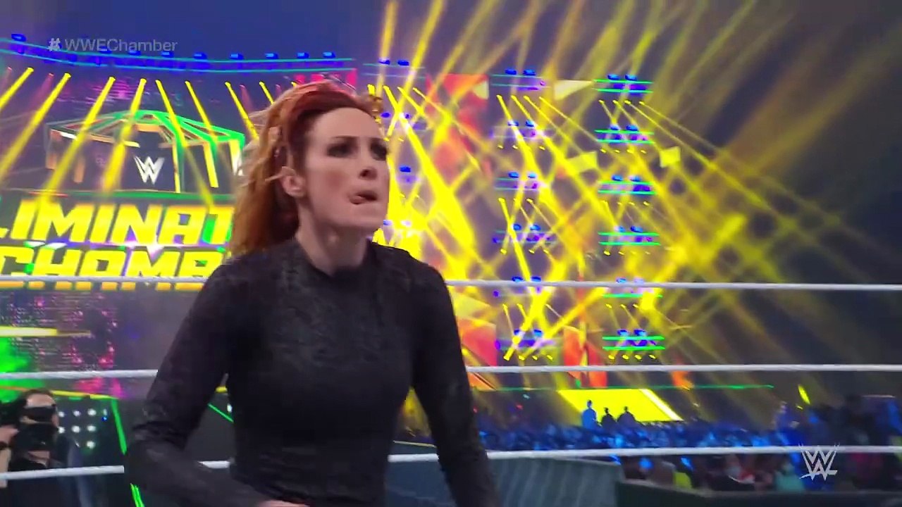 FULL MATCH Becky Lynch vs. Lita   Raw Women’s Title Match Elimination Chamber 2022 (1)