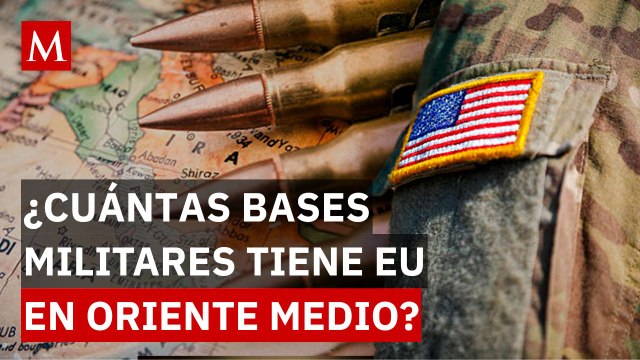 Estas son las regiones de Oriente Medio en las que se ubican bases militares de EU