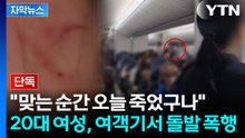 [자막뉴스] 난데없는 가격에 머리 찢어진 승객...상공에서 '응급상황' / YTN