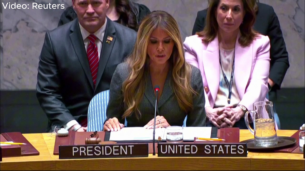 Melania Trump preside reunión de la ONU sobre niños en conflicto