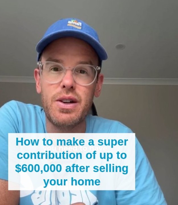 How to make a super downsizer contribution