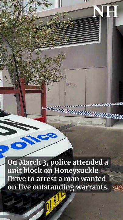 Man shot by police during Honeysuckle apartment block arrest