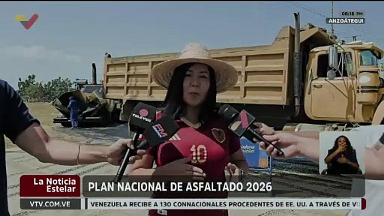 Anzoátegui | Más de 2 mil toneladas de asfalto recuperará 1 kilómetro de vialidad en Barcelona
