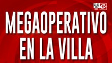 Megaoperativo  en la villa