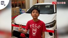獨家》高雄元宵乞龜最大獎 小五生贏得市值80萬油電休旅車