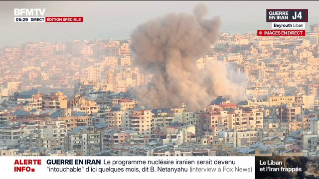 Guerre au Moyen-Orient: de nouvelles explosions entendues à Beyrouth (Liban)