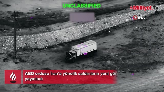 ABD ordusu İran’a yönelik saldırıların yeni görüntülerini yayınladı