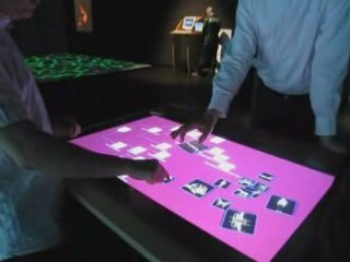 Présentation table multitouch Erasme