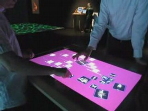 Présentation table multitouch Erasme