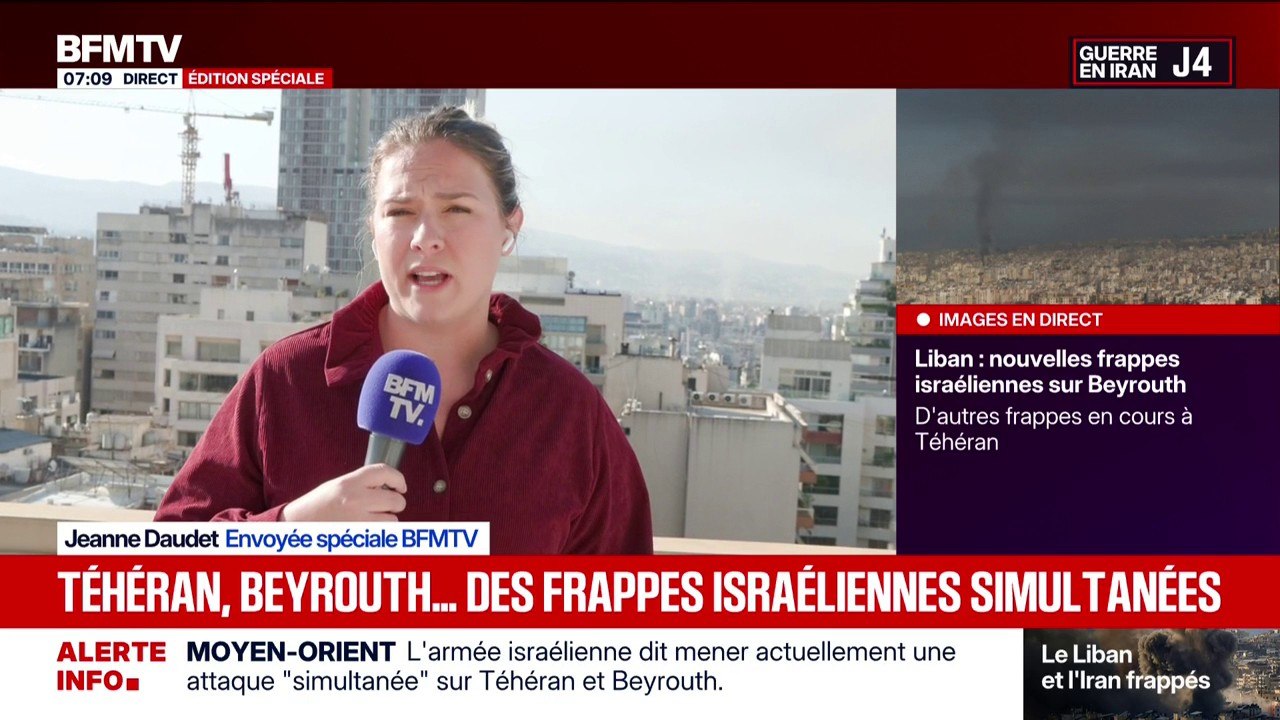 Guerre au Moyen-Orient: l'armée israélienne mène des frappes simultanées sur Téhéran et Beyrouth