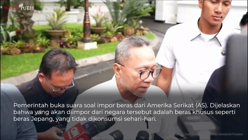 Pemerintah Jelaskan Impor Beras AS adalah Beras Khusus Seperti Beras Jepang