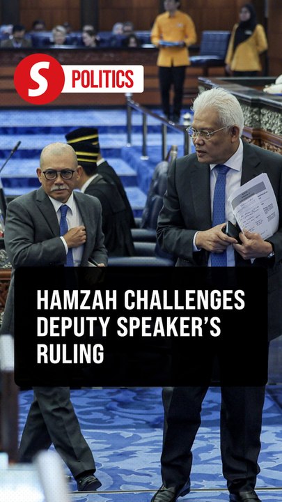 Dewan Rakyat proceedings suspended after Hamzah goes against Deputy Speaker's ruling